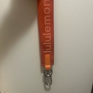 Lululemon Orange Keychain Strap